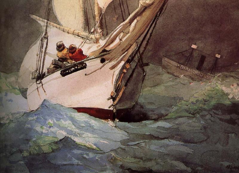 Winslow Homer Diamond a good death China oil painting art